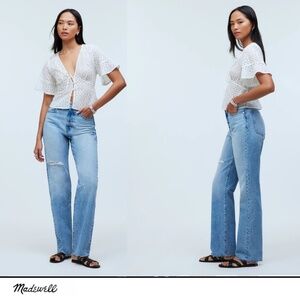 Madewell 90’s Straight Jean - Revoir Wash Rigid